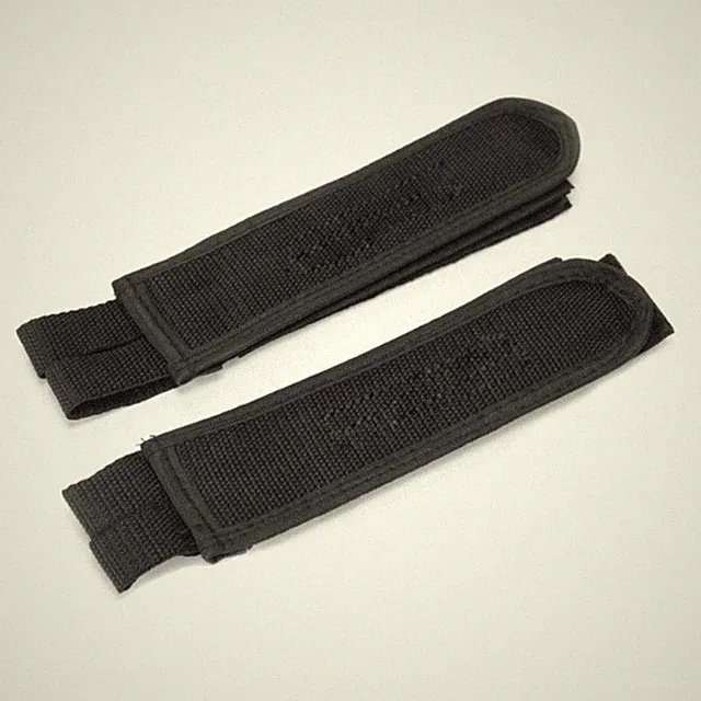 1 Pair New Fixed Gear Fixie BMX Bike Bicycle Double Pedal Toe Straps Black