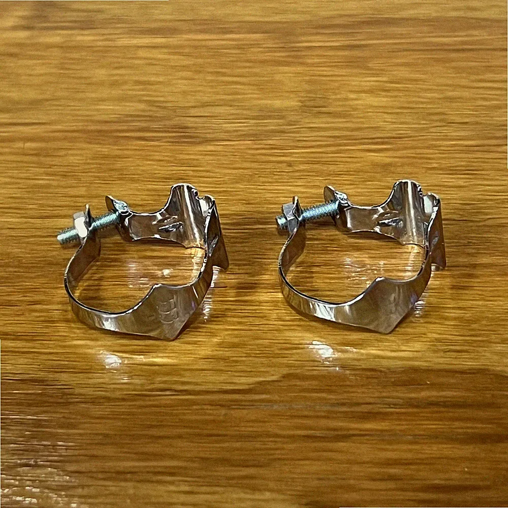 2 SHIMANO 333 MUSCLE BIKE TOURING BICYCLE 1" DOUBLE CABLE CLAMPS VINTAGE NOS