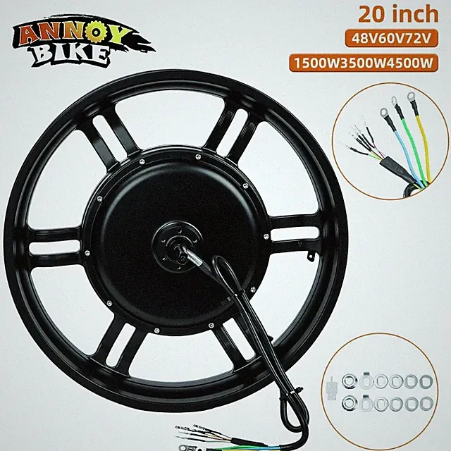 20 inch 60V72V 3500W4500W Dual Hall Sensor Motor Electric Motorcycle Electric