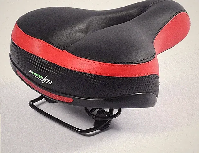 Bike Seat Dual Shock Absorbing Soft Comfortable Padded Bicycle Seat Cushion for