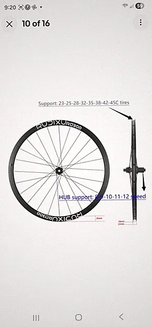 Bike Wheel With Disc Brake System (Set Of 2) Rujiux-rd300