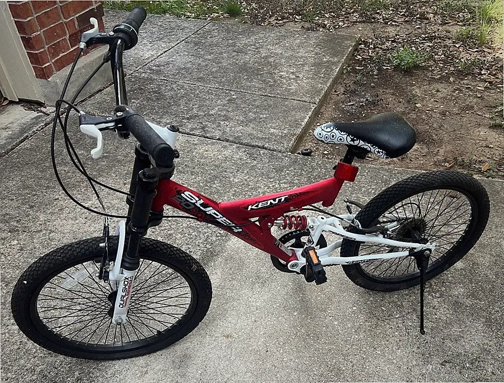 Kent Super 20 Kids Mountain Bike 20" Boys 7-Speed Dual Suspension New Unused Red