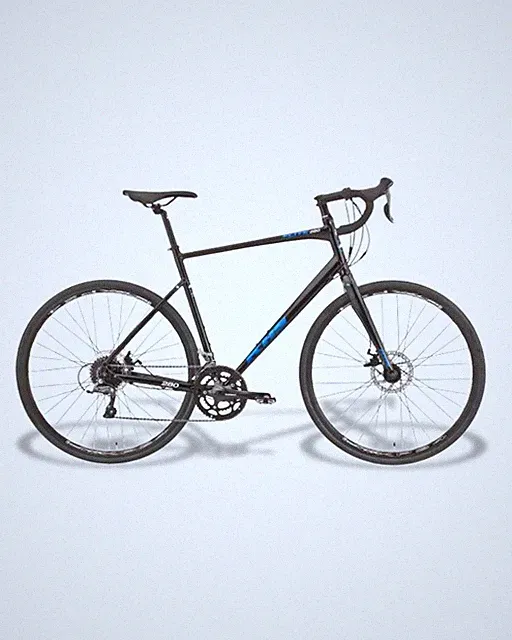 KHS Flite 280 Road Bike 2025 Medium 16-Speed Shimano Claris Disc, Black