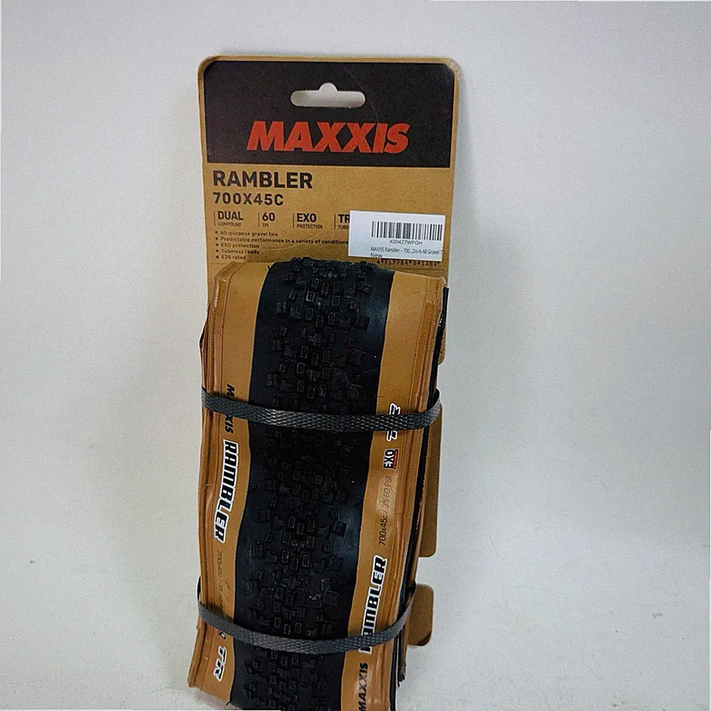 Maxxis Rambler Gravel Dual Compound Bicycle Tire / 700x45C / EXO / TR / 60TPI