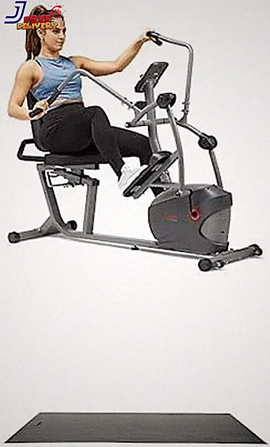 Performance Recumbent Cross Trainer & Elliptical Bike w Dual Motion Arm Exercise