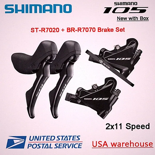 Shimano 105 ST-R7020 BR-R7070 2x11 Speed Hydraulic Disc Brake DUAL CONTROL