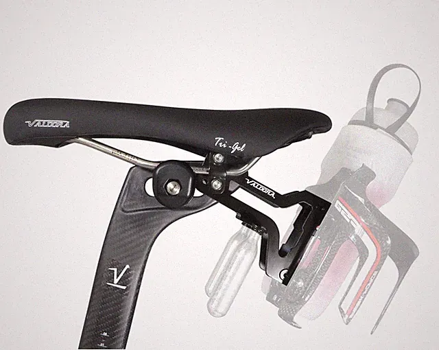 Triathlon Bike Accessories Under Saddle Bottle Holder Dual Water Bottle Cage Mou